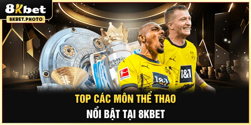 Top các môn thể thao nổi bật tại 8KBET